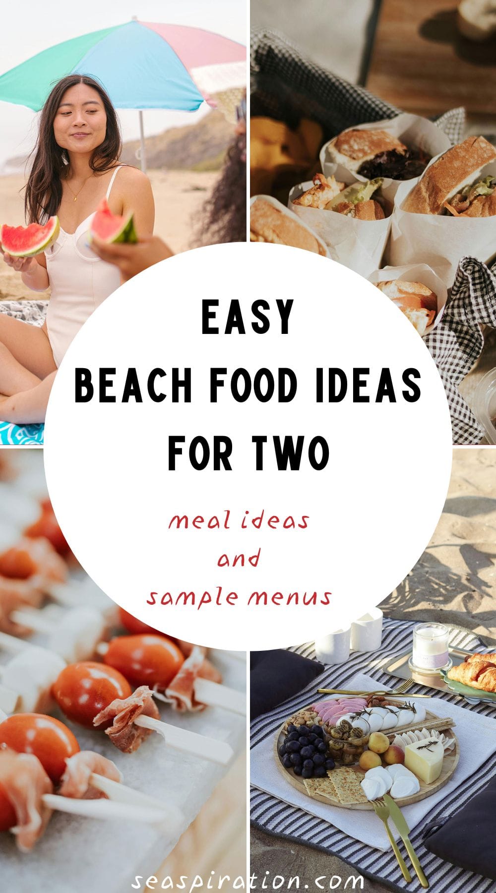 beach food idea images