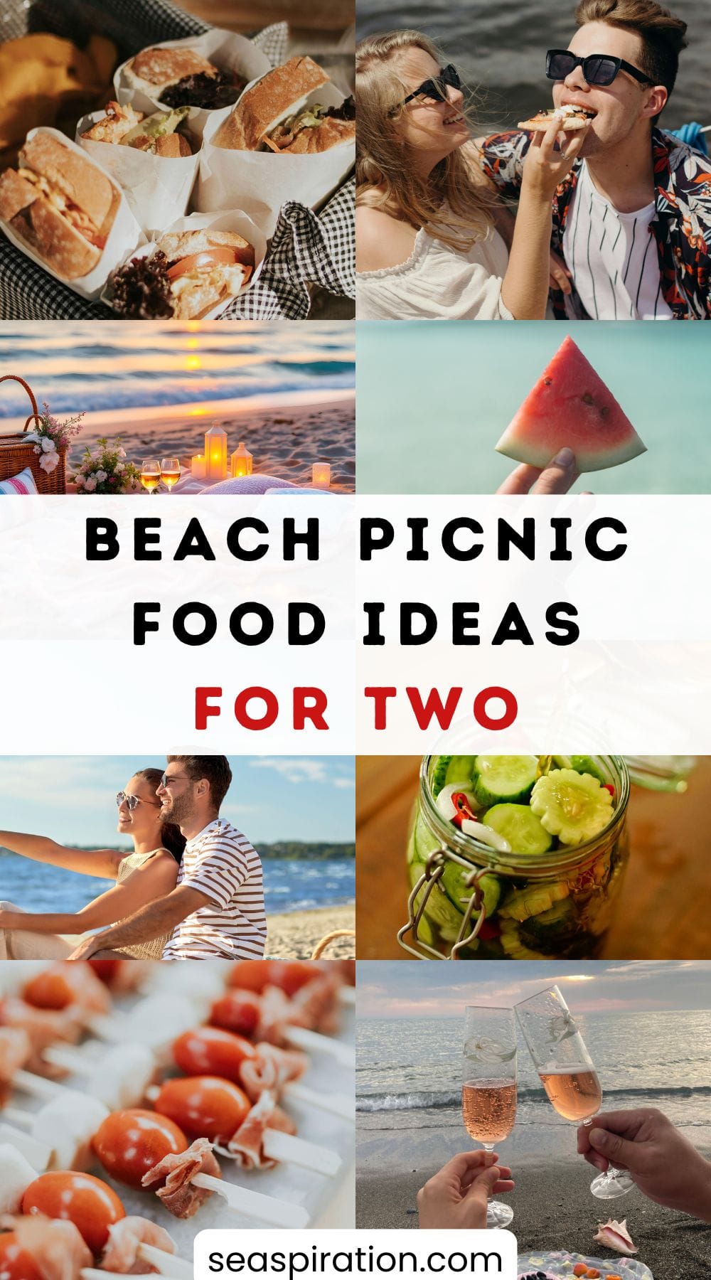 meal ideas for beach picnic for two people