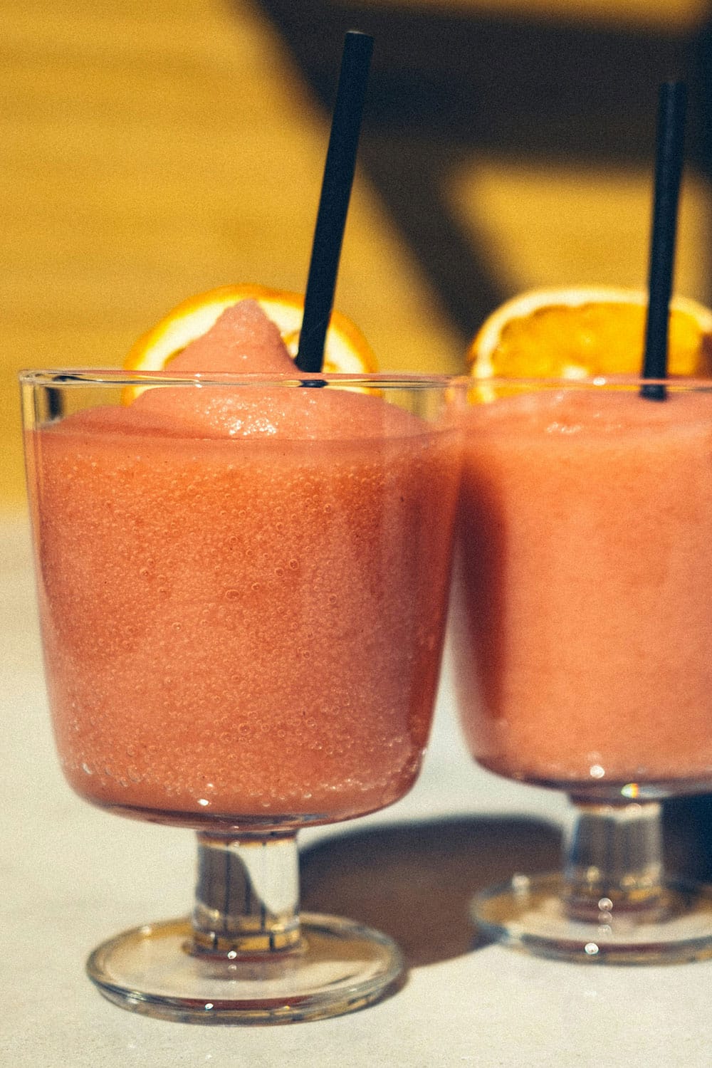 strawberry-orange slushie