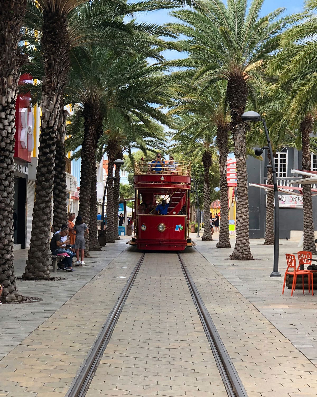 Aruba streetcar trolley