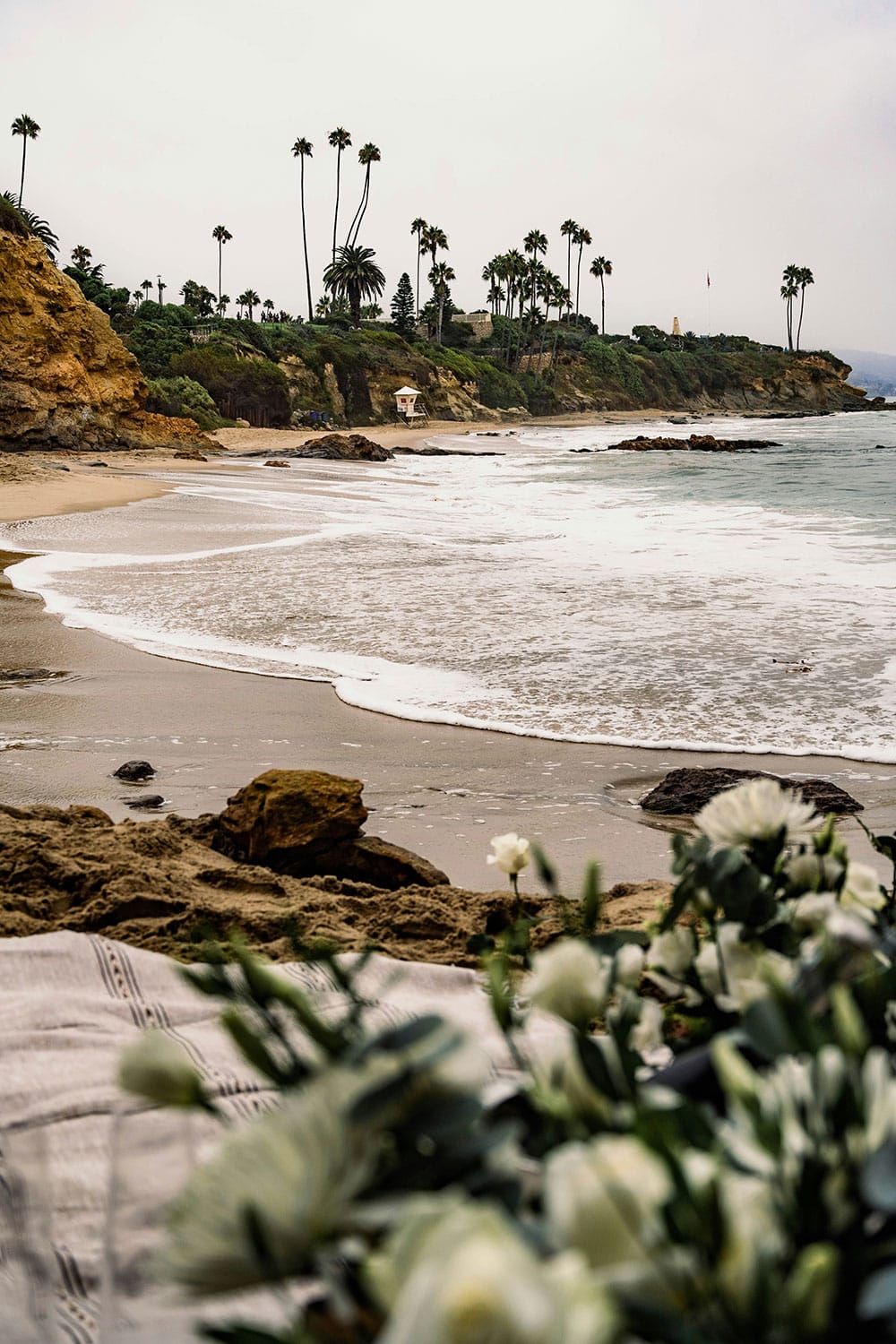 Laguna Beach on a cloudy day