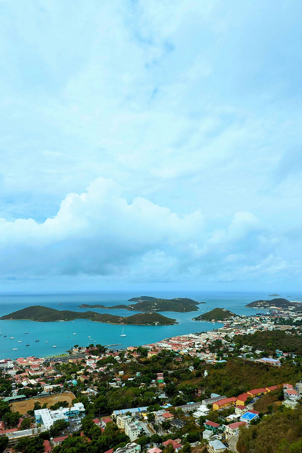 view of St Thomas, Virgin Islands