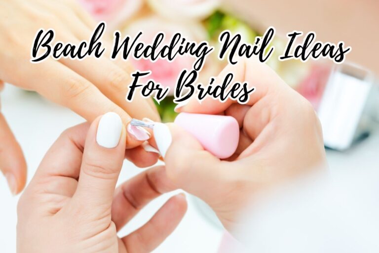 bridal nails in the making
