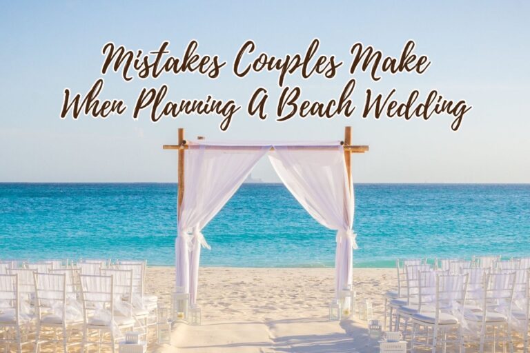 wedding reception on the beach